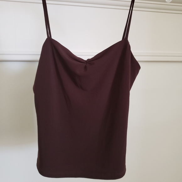 RARE VINTAGE Brown Minimal Top - Picture 2 of 6